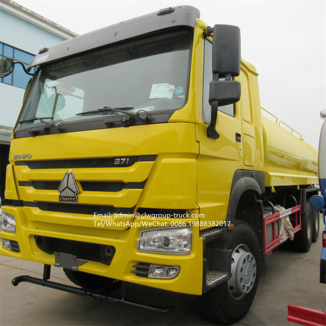 Sinotruk howo 6*4 garden watering irrigation sprinkler flush truck