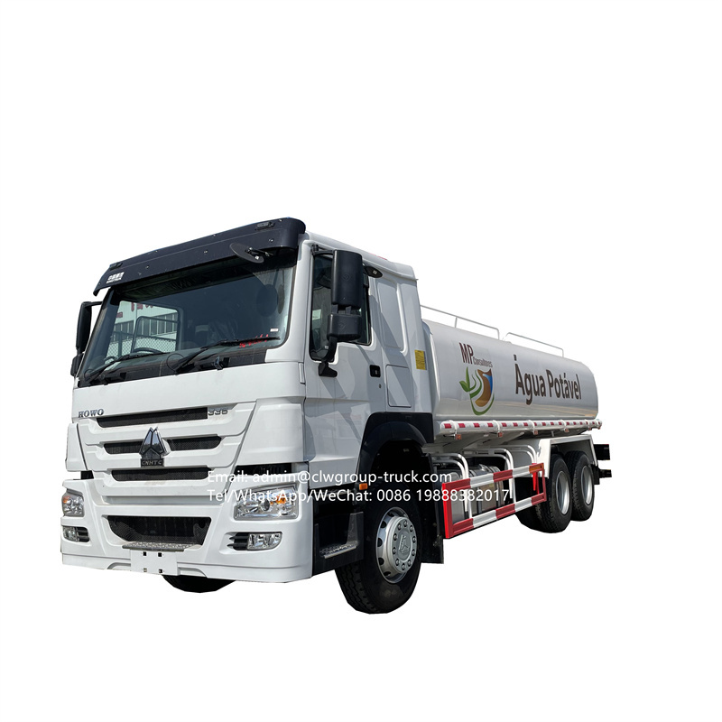 Sinotruk howo 10 wheeler 20,000l water tanker truck