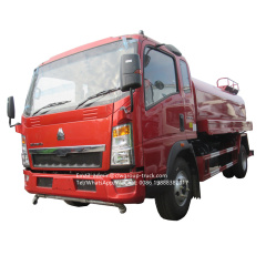 sinotruk howo 6m3 8m3 street water spraying truck