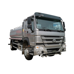 Sinotruk howo 4000 gallon stainless steel water tank cistern truck