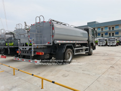 Sinotruk howo 4000 gallon stainless steel water tank cistern truck