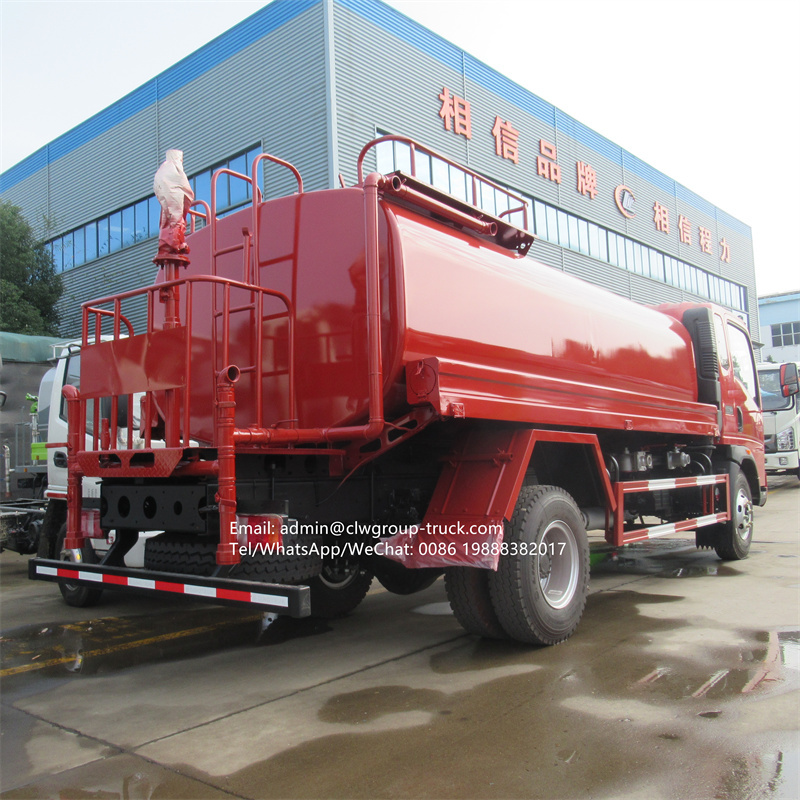sinotruk howo 6m3 8m3 street water spraying truck