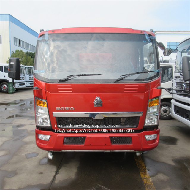 sinotruk howo 6m3 8m3 street water spraying truck