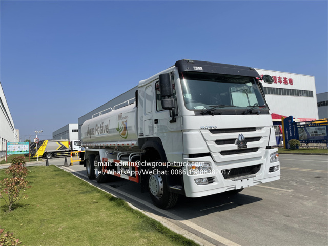 Sinotruk howo 10 wheeler 20,000l water tanker truck