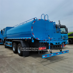 Sinotruk howo 20 cubic meters 10 wheeler water tanker truck dimensions