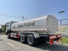 Sinotruk howo 10 wheeler 20,000l water tanker truck