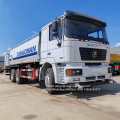 Shacman 6X4 20,000L 25000l road water sprinkler 20tons water tank truck with pump
