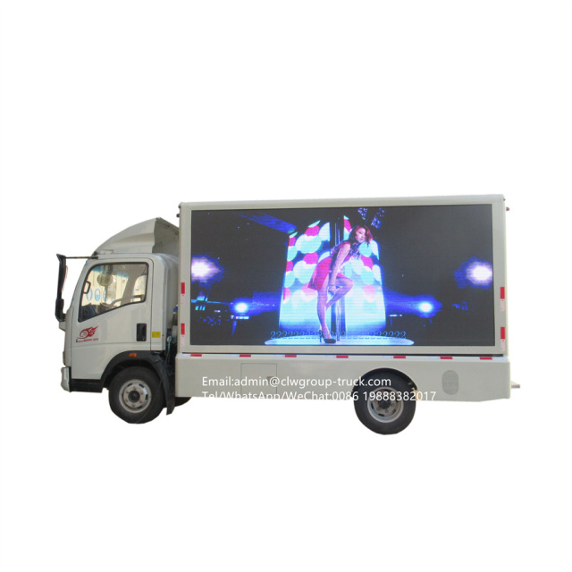 sinotruk howo p6 screen truck mobile led display,Chengli Special Automobile Co.,Ltd,sinotruk howo new P6 screen advertising truck mobile led display