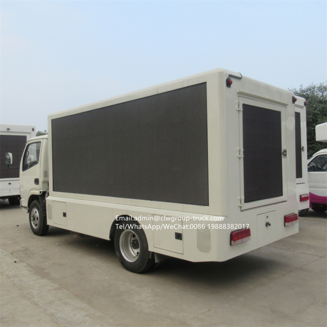 dongfeng 3 sides p5 led mobile advertising vehicle,Chengli Special Automobile Co.,Ltd,dongfeng mobile full color led screen dispaly van advertising trucks