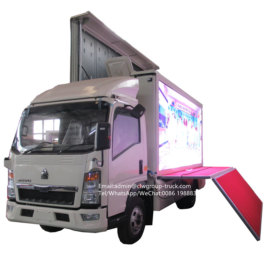 sinotruk howo p6 screen truck mobile led display,Chengli Special Automobile Co.,Ltd,sinotruk howo new P6 screen advertising truck mobile led display