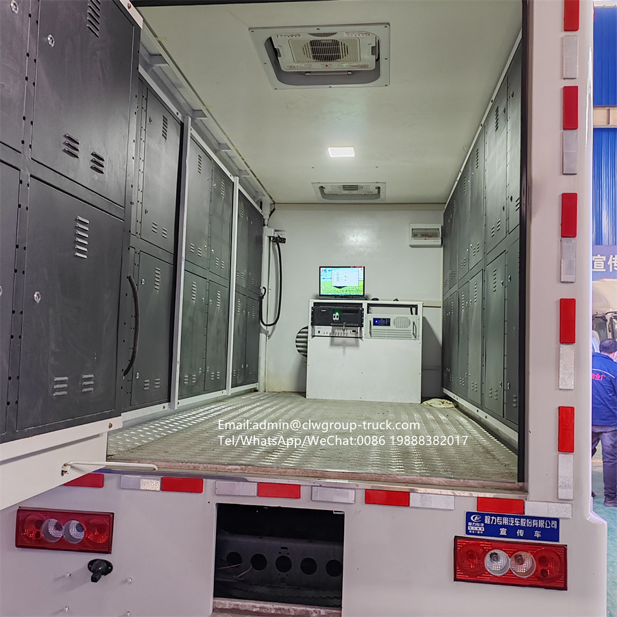 Foton mobile advertising van truck mounted led,Chengli Special Automobile Co.,Ltd,Foton 3 sides p6 screen scrolling broadcast led billboard van