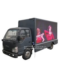 isuzu 130hp outdoor advertising trucks with stage,Chengli Special Automobile Co.,Ltd,Isuzu mobile roadshow stage scrolling vehicle mounted led display