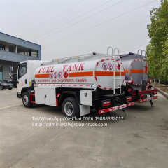 FAW 6 wheeler carbon steel tanker fuel truck,Chengli Special Automobile Co.,Ltd,FAW refueler tank oil palm mobile refuelling  6 wheeler fuel truck