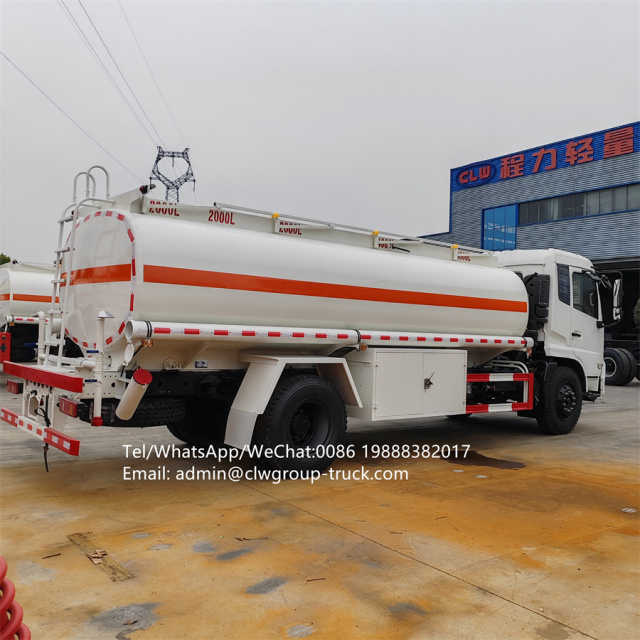 Dongfeng 15m3 palm oil transport  truck tanker,Chengli Special Automobile Co.,Ltd,Dongfeng 5000 gallons mobile cooking palm oil tanker refuel truck