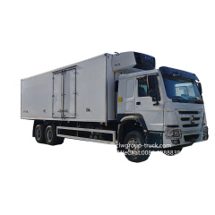 Sinotruk howo 9.6m truck freezer cold room refrigerated delivery truck,Chengli Special Automobile Co.,Ltd,Sinotruk howo frozen fish transport refrigerated delivery truck