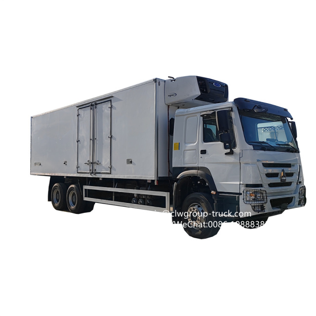 Sinotruk howo 9.6m truck freezer cold room refrigerated delivery truck,Chengli Special Automobile Co.,Ltd,Sinotruk howo frozen fish transport refrigerated delivery truck