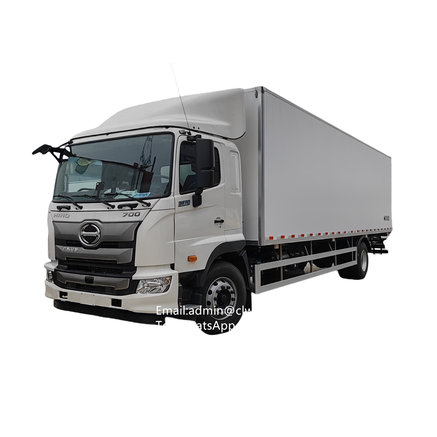 Hino 9.6m van box 6 wheeler 15 tons cold room freezer box truck,Chengli Special Automobile Co.,Ltd,Hino 4x2 6 wheeler 9.6m van box freezer mobile frozen drink truck
