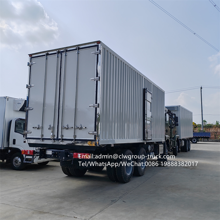 10 wheeler shacman 20tons 9.5m box refrigerated truck,Chengli Special Automobile Co.,Ltd,Shacman 6x4 fiberglass cargo truck box 20tons refrigerated truck