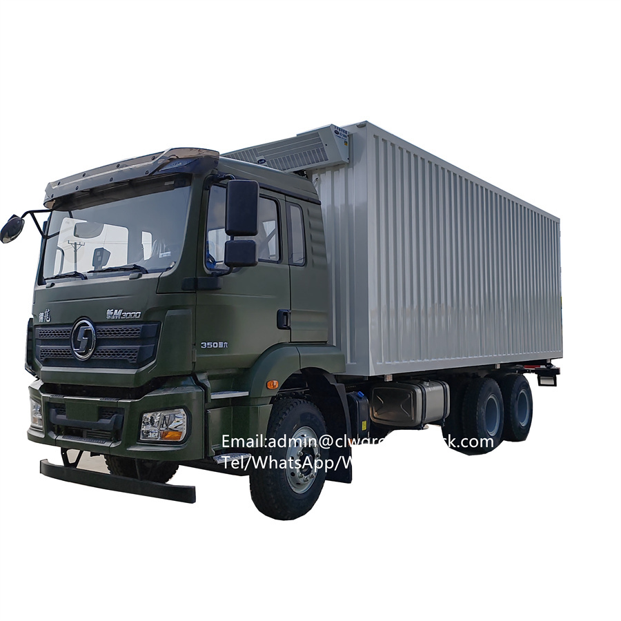 10 wheeler shacman 20tons 9.5m box refrigerated truck,Chengli Special Automobile Co.,Ltd,Shacman 6x4 fiberglass cargo truck box 20tons refrigerated truck