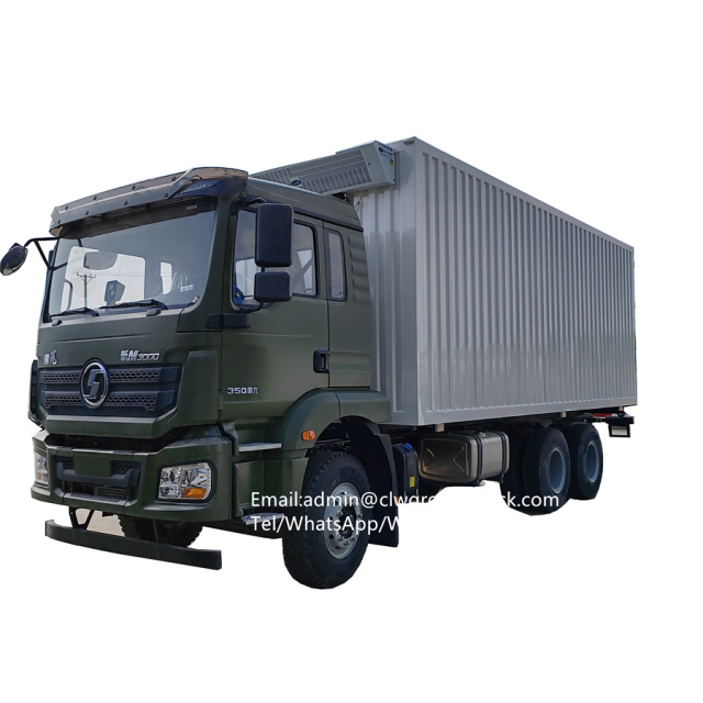 10 wheeler shacman 20tons 9.5m box refrigerated truck,Chengli Special Automobile Co.,Ltd,Shacman 6x4 fiberglass cargo truck box 20tons refrigerated truck