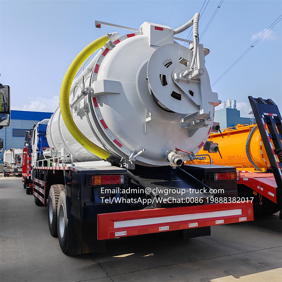 Shacman 20m3 vacuum truck with jetter sewer cleaning truck,Chengli Special Automobile Co.,Ltd,Shacman vacuum suction pump 20tons jetting and vacuum truck for sale