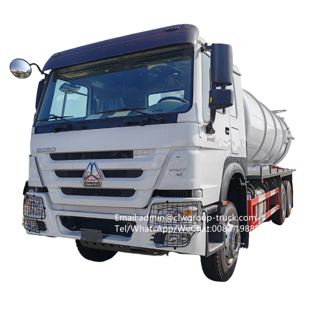 Sinotruk howo 10 wheeler 16000l 18000l vacuum removal truck,Chengli Special Automobile Co.,Ltd,Sinotruk howo 18tons 20tons vacuum pump sludge suction sewage truck