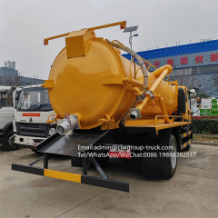 FAW weichai engine 160hp 7000 litres sewer suction sewage dumper pump truck,Chengli Special Automobile Co.,Ltd,FAW 7000litres vacuum pump suction waste disposal sewage dump truck