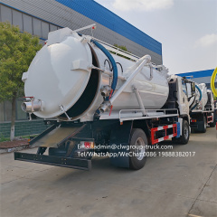 ISUZU GIGA 12tons waste water cleaning cesspool vacuum pump disposal truck,Chengli Special Automobile Co.,Ltd,ISUZU 6 wheeler 12tons waste water suction vacuum truck waste disposal