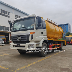 Foton  waste water cleaning sewer sludge suction combined jetting truck,Chengli Special Automobile Co.,Ltd,Foton 12tons combination sewer cleaning vacuum truck with jetter
