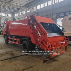 Dongfeng 120hp 6m3 8m3 refuse waste compressor garbage truck,Chengli Special Automobile Co.,Ltd,Dongfeng refuse dustbin rubbish compressor rear loader garbage truck