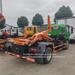 Sinotruk 4x2 4x4 trash bin hydraulic container collector 5ton hooklift garbage truck,Chengli Special Automobile Co.,Ltd,Sinotruk 4x2 4x4 bin collection hook lift garbage bin hook truck