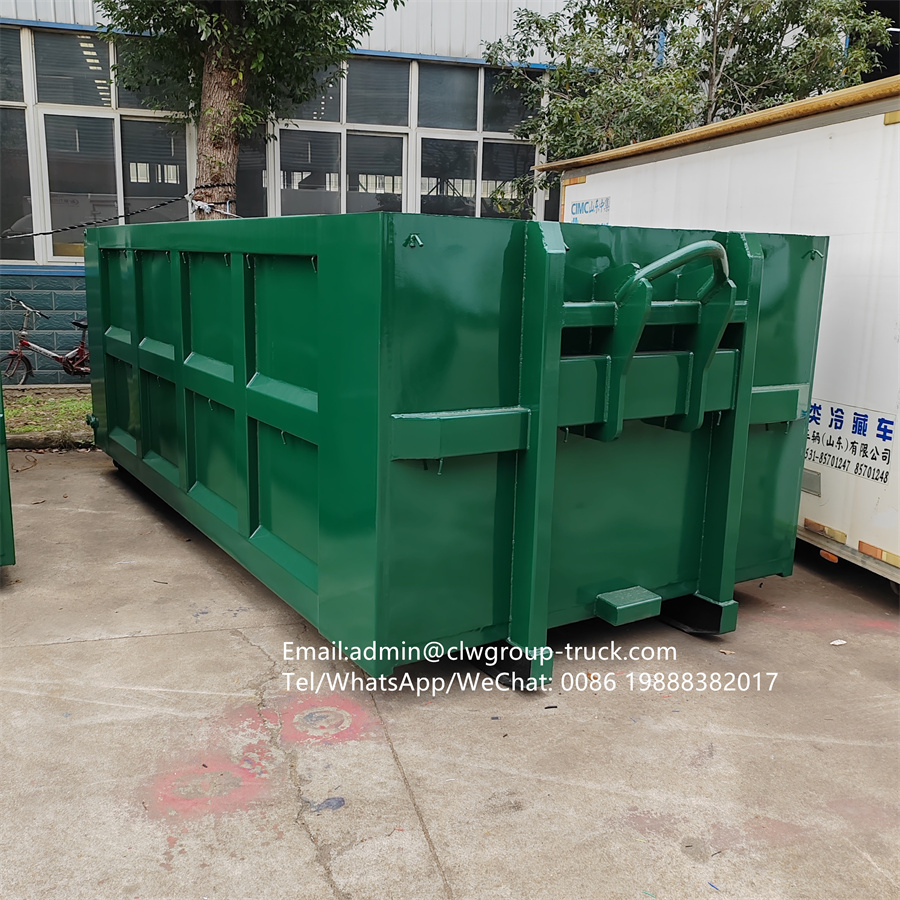 Sinotruk howo 16tons 18tons rear loading hook lift bin truck,Chengli Special Automobile Co.,Ltd,Sinotruk hydraulic mobile bin lifter 16tons roll on roll off truck