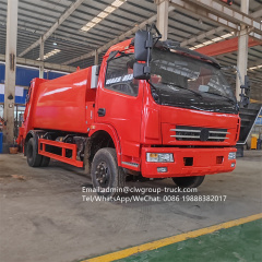Dongfeng 120hp 6m3 8m3 refuse waste compressor garbage truck,Chengli Special Automobile Co.,Ltd,Dongfeng refuse dustbin rubbish compressor rear loader garbage truck