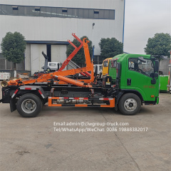 Sinotruk 4x2 4x4 trash bin hydraulic container collector 5ton hooklift garbage truck,Chengli Special Automobile Co.,Ltd,Sinotruk 4x2 4x4 bin collection hook lift garbage bin hook truck