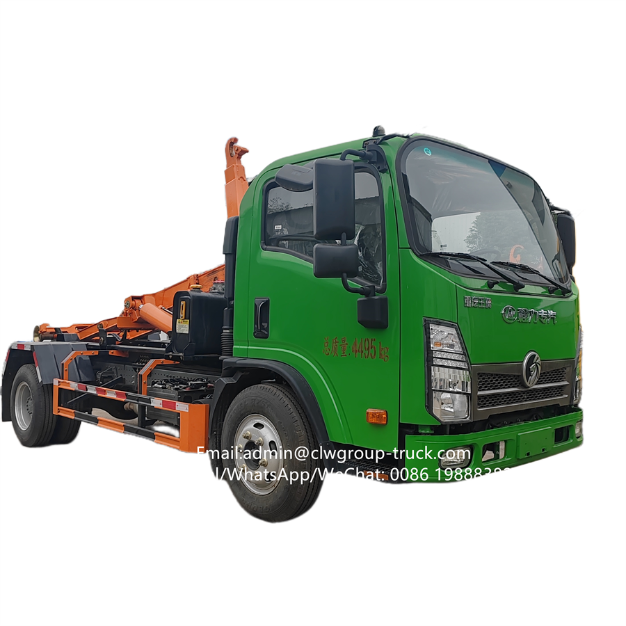 Sinotruk 4x2 4x4 trash bin hydraulic container collector 5ton hooklift garbage truck,Chengli Special Automobile Co.,Ltd,Sinotruk 4x2 4x4 bin collection hook lift garbage bin hook truck