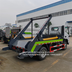 Dongfeng 6tons  garbage bin skip loading garbage trucks,Chengli Special Automobile Co.,Ltd,Dongfeng 6 tons skip lift swing arm skip loader dumper garbage truck