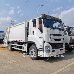 Isuzu 15m3 refuse collector waste container rear loader garbage truck,Chengli Special Automobile Co.,Ltd,Isuzu 15 tons waste container rear loader garbage truck for sale
