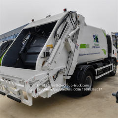 FAW 6 wheelr 6m3 7m3 trash container bin lifter garbage compactor truck,Chengli Special Automobile Co.,Ltd,FAW 5m3 6m3 7m3 waste compressor trash compactor garbage truck