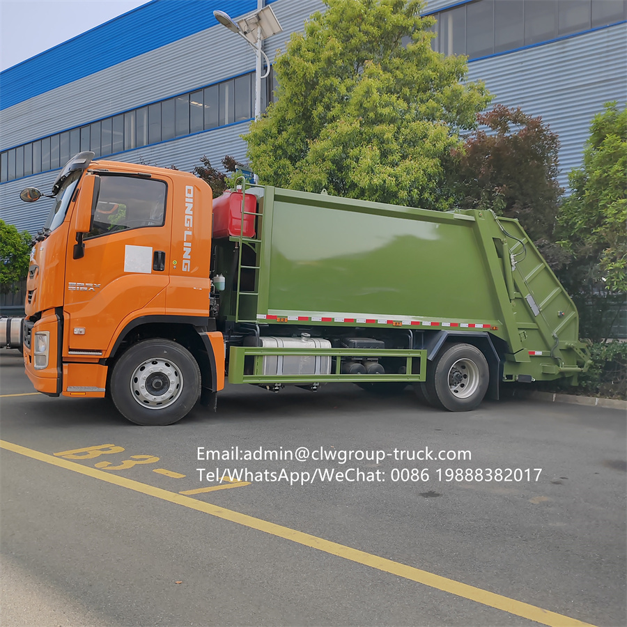 Isuzu 15m3 refuse collector waste container rear loader garbage truck,Chengli Special Automobile Co.,Ltd,Isuzu 15 tons waste container rear loader garbage truck for sale
