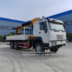 Sinotruk howo 6x6 auger crane with truck telescopic boom,Chengli Special Automobile Co.,Ltd,Sinotruk 6x6 telescopic auger mobile construction truck crane