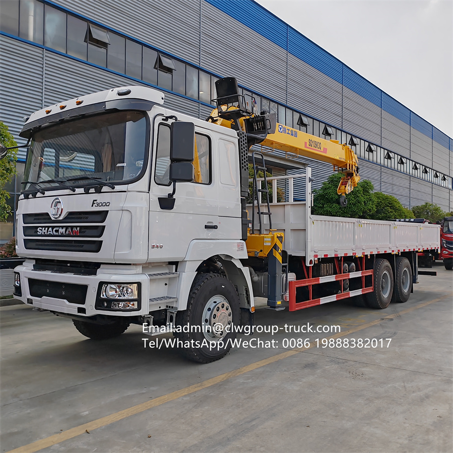 Shacman 10 wheeler 10tons 12tons self loading truck unloading crane,Chengli Special Automobile Co.,Ltd,Shacman 10 wheeler telescopic boom truck unloading crane 10tons 12tons