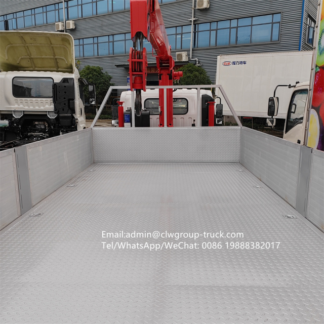 Isuzu aluminum alloy lorry box cargo truck with crane telescopic boom 4 ton,Chengli Special Automobile Co.,Ltd,Isuzu aluminum alloy lorry box cargo truck crane telescopic boom 4tons
