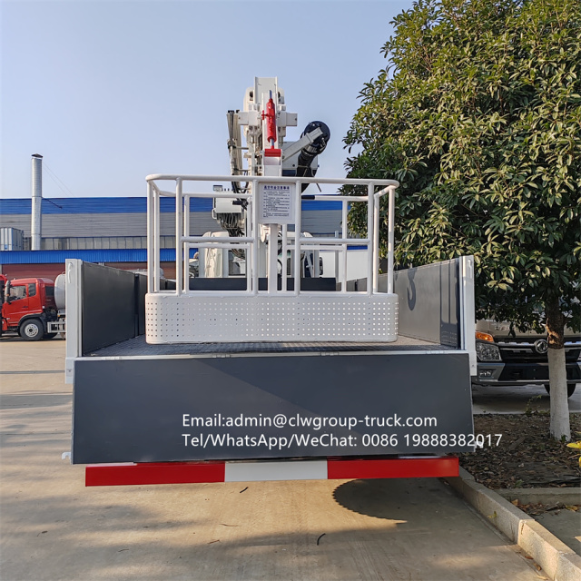 Dongfeng 8tons auger bucket boom truck crane pole installation,Chengli Special Automobile Co.,Ltd,Dongfeng crane with basket auger drill boom truck crane capacity 8tons