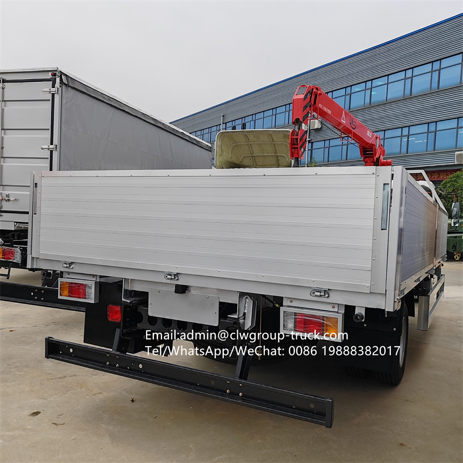 Isuzu aluminum alloy lorry box cargo truck with crane telescopic boom 4 ton,Chengli Special Automobile Co.,Ltd,Isuzu aluminum alloy lorry box cargo truck crane telescopic boom 4tons