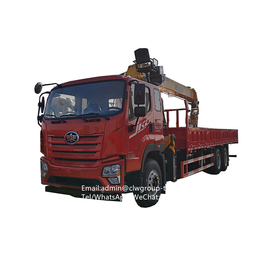 FAW 10 wheeler 12tons 14tons telscopic hydraulic mobile crane truck,Chengli Special Automobile Co.,Ltd,FAW 6x4 boom lorry mobile 10 wheeler 14tons hydraulic truck crane