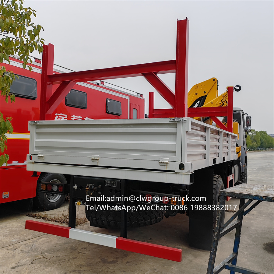 Beiben weichai 290hp 4x4 off road xcmg mobile knuckle crane 6.3tons 8tons,Chengli Special Automobile Co.,Ltd,Beiben 4x4 8tons mobile folding arm knuckle boom truck crane lift
