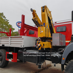Beiben weichai 290hp 4x4 off road xcmg mobile knuckle crane 6.3tons 8tons,Chengli Special Automobile Co.,Ltd,Beiben 4x4 8tons mobile folding arm knuckle boom truck crane lift