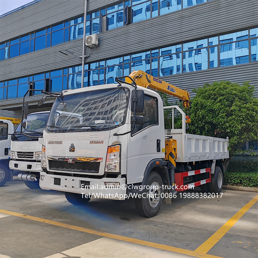 Sinotruk howo 3tons truck mounted crane,Chengli Special Automobile Co.,Ltd,Sinotruk howo light duty mini small 3 tons removable truck crane