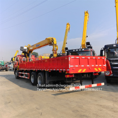 FAW 10 wheeler 12tons 14tons telscopic hydraulic mobile crane truck,Chengli Special Automobile Co.,Ltd,FAW 6x4 boom lorry mobile 10 wheeler 14tons hydraulic truck crane