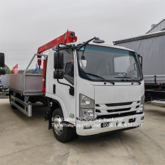 Isuzu aluminum alloy lorry box cargo truck with crane telescopic boom 4 ton,Chengli Special Automobile Co.,Ltd,Isuzu aluminum alloy lorry box cargo truck crane telescopic boom 4tons